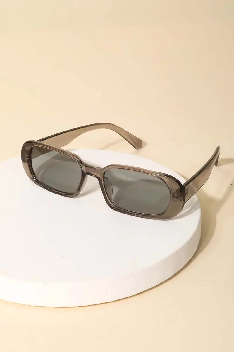 Oval Clear Sunglasses