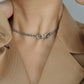 18K White Gold Chain Necklace